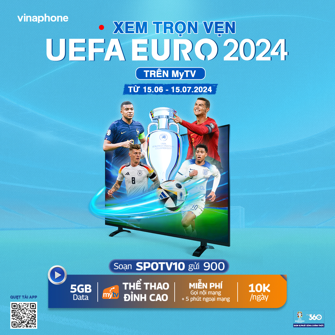 VNPT XEM TRỰC TIẾP EURO 2024 1080x1080