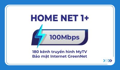 HOME NET 1+ (Gói Internet + Truyền hình MyTV - Không sử dụng MESH)